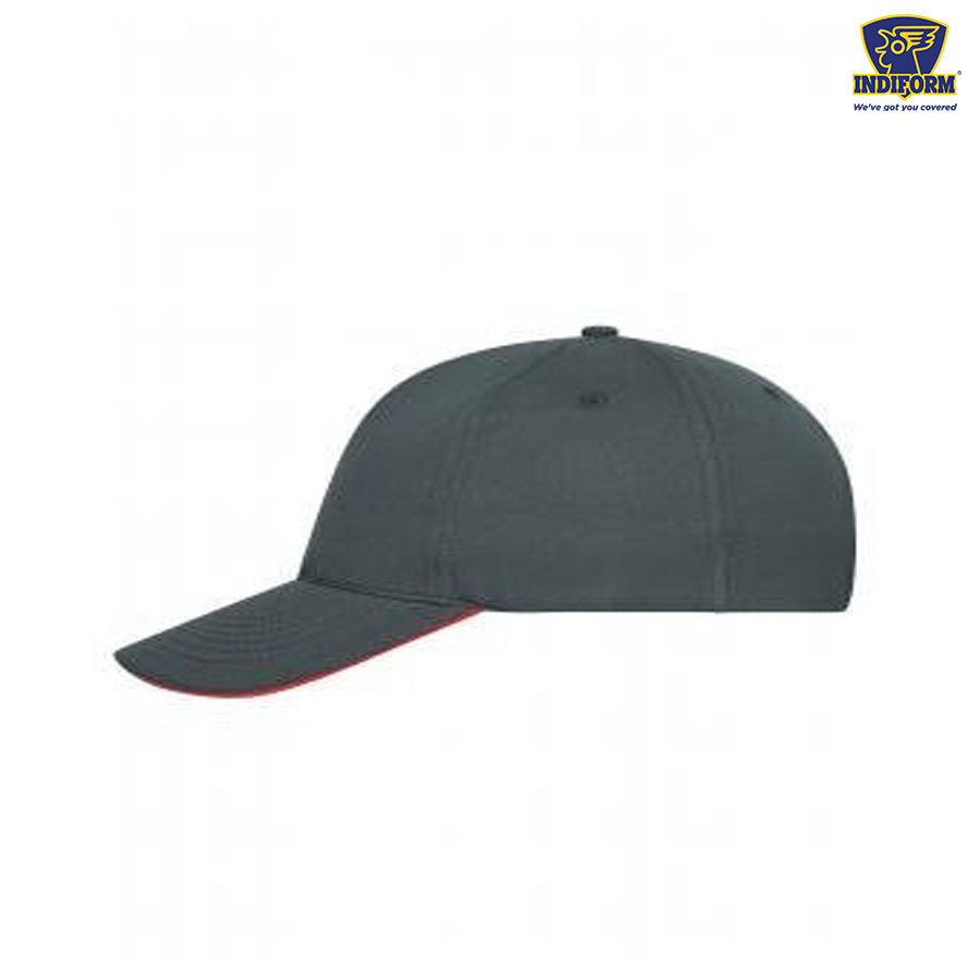 INDIFORM 5 PANEL SANDWICH CAP COTTON,210 GSM